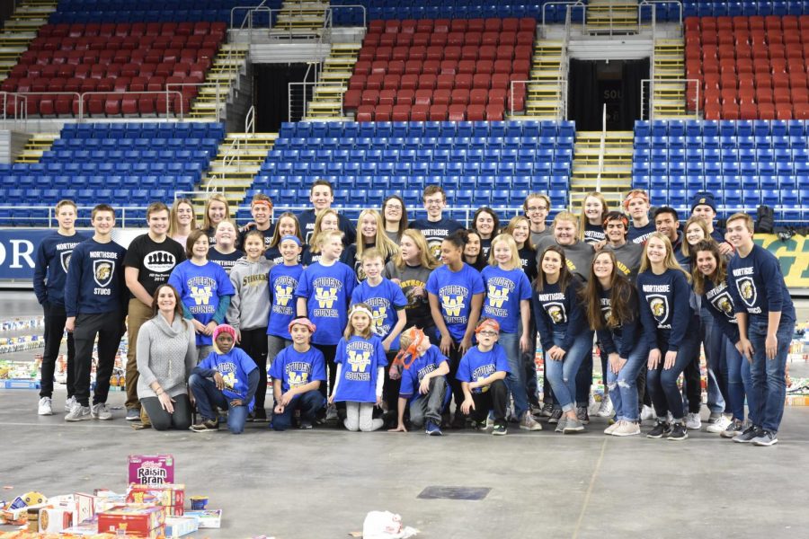 Fargo North StuCo helps Fill the Dome