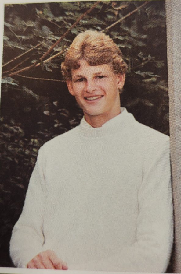 Senior Fisher in the North High 1985 yearbook