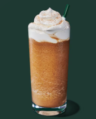 The Pumpkin Spice Frappuccino from Starbucks (from website)