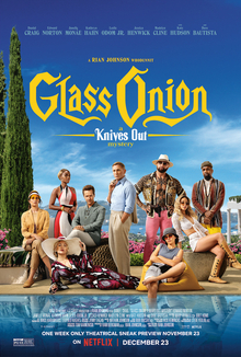 Glass Onion is the second Knives Out Mystery movie
