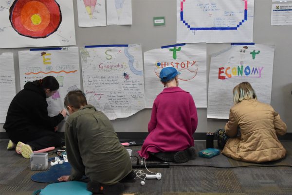 SDA students work on overarching projects rather than small busy work.